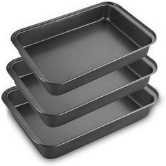 Nonstick Oven Baking Tray Set 3Pcs