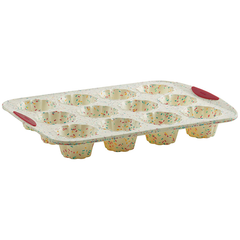 Silicone Flower Muffin Tray 12 Cavity