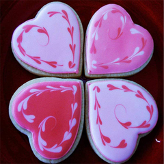 Stainless Steel Heart Shape Cookie Cutter 5Pcs