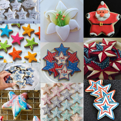 Stainless Steel Cookie Cutter Star 5Pcs