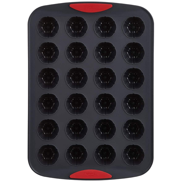 Silicone Flower Mini Muffin Tray 24 Cavity