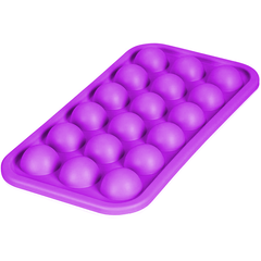Silicone Ice Cube Tray Round 18 Cavity