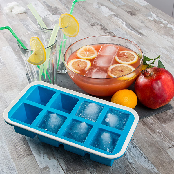 Silicone Ice Cube Tray Square 8 Cavity