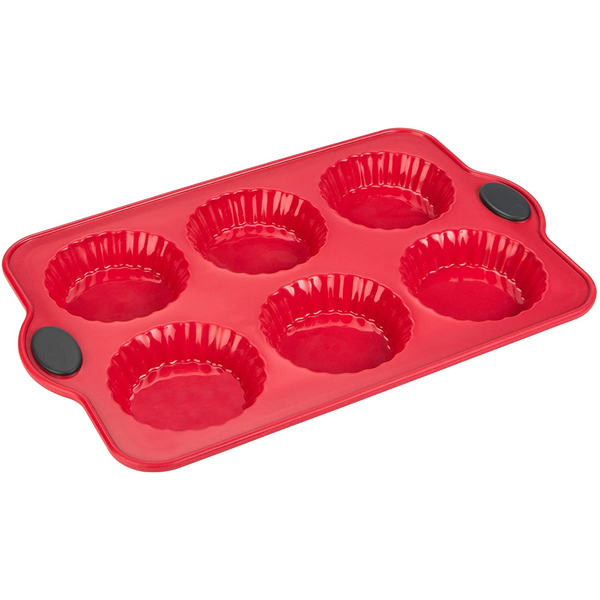 Silicone Pie Mold Tray 6 Cavity