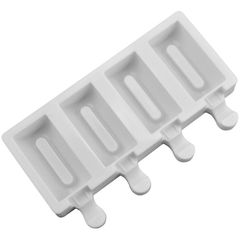 Silicone Popsicle Ice Cream Mold 4 Cavity