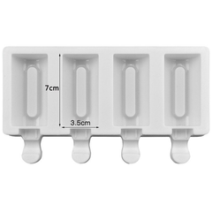 Silicone Popsicle Ice Cream Mold 4 Cavity