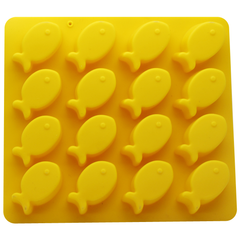 Silicone Chocolate Mold Fish Shaped 16 Cavity