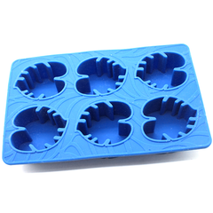 Silicone Chocolate Mold Heart 6 Cavity