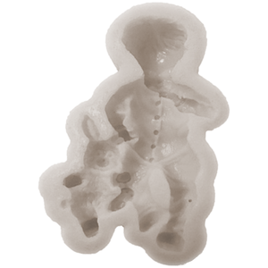 3D Sleeping Baby Bear Silicone Mold