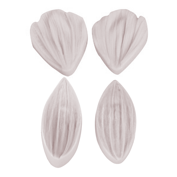 Flower Leaves Silicone Mold 4Pcs