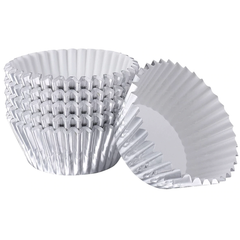 Silver Foil Cupcake Liner Large
