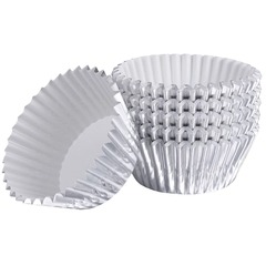 Silver Foil Cupcake Liner Medium