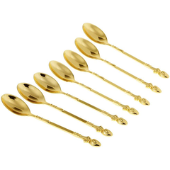 Spoon Set With Swan-Shaped Holder