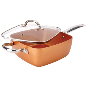 MultiPurpose Deep Square Pan w/Lid Set