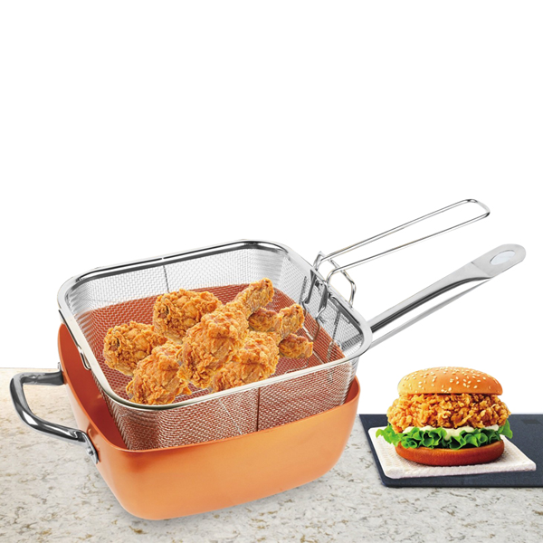 MultiPurpose Deep Square Pan w/Lid Set