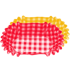 Mini Oval Eclair Cupcake Liner 45 Pcs