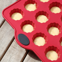 Silicone Mini Muffin Tray 24 Cavity