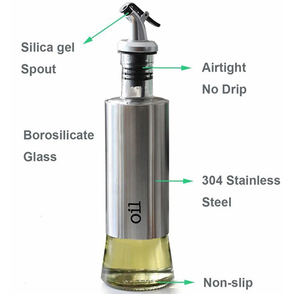 Olive Oil Vinegar and Sauce Dispenser Bottle