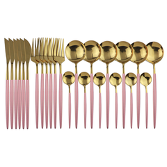 Stainless Steel Cutlery Set 24 pcs