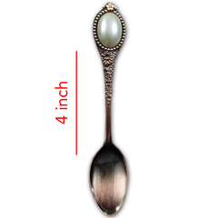Fancy Metal Spoon Set 12pcs