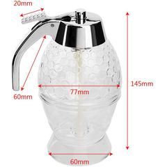Honey Dispenser with Stand and Stopper