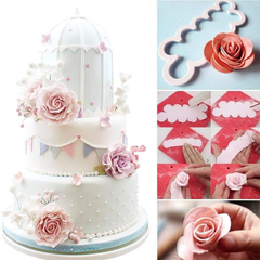 Cake Gumpaster Easiest Rose Cutter Set