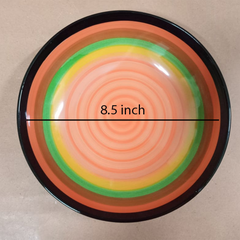 Porcelain Spiral Plate Set 6Pcs