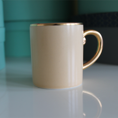 Angela Cup & Saucer Set - Golden