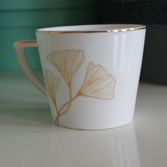 Angela Cup & Saucer Set - Golden Flower