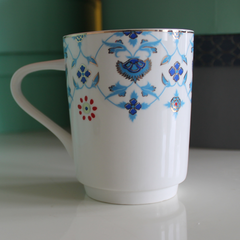 Angela Cup & Saucer Set - Blue Flowers