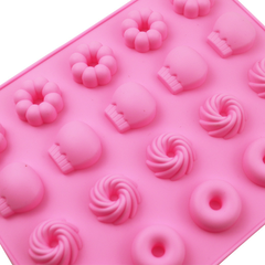 Flower Shaped Donut Mold 20 Cavity