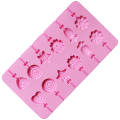 Silicone Lollipop Mold 12 Cavity