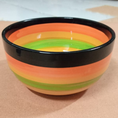 Porcelain Spiral Bowl Set 6 Pcs