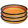 Porcelain Spiral Plate Set 4Pcs