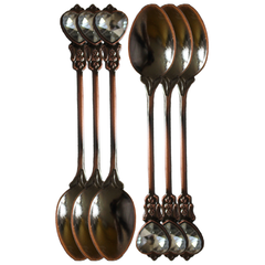 Fancy Metal Spoon Set 12pcs