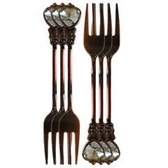 Fancy Metal Fork Set 12pcs