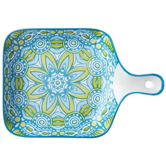 Porcelain Serving Dishes With Handle 2Pcs