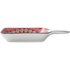 Porcelain Serving Dishes With Handle 2Pcs