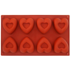 Silicone 8 Cavity Heart Mold