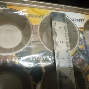 Muffin Tray Gold 6 Cavity