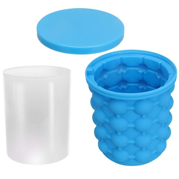 Space Saving Soft Silicone Ice Genie Ice Cube Maker