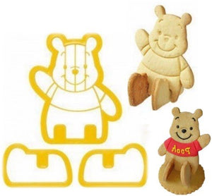 Bear Shape Cookie Cutter 3Pcs Set