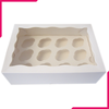 Pack Of 10 White Cupcake Box - 12 Cupcakes - bakeware bake house kitchenware bakers supplies baking