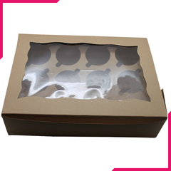 Pack Of 20 Cupcake Box - 12 Cupcake - bakeware bake house kitchenware bakers supplies baking