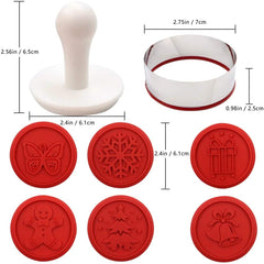 Cookie Stamp 6 Piece Set Diffrent Designs