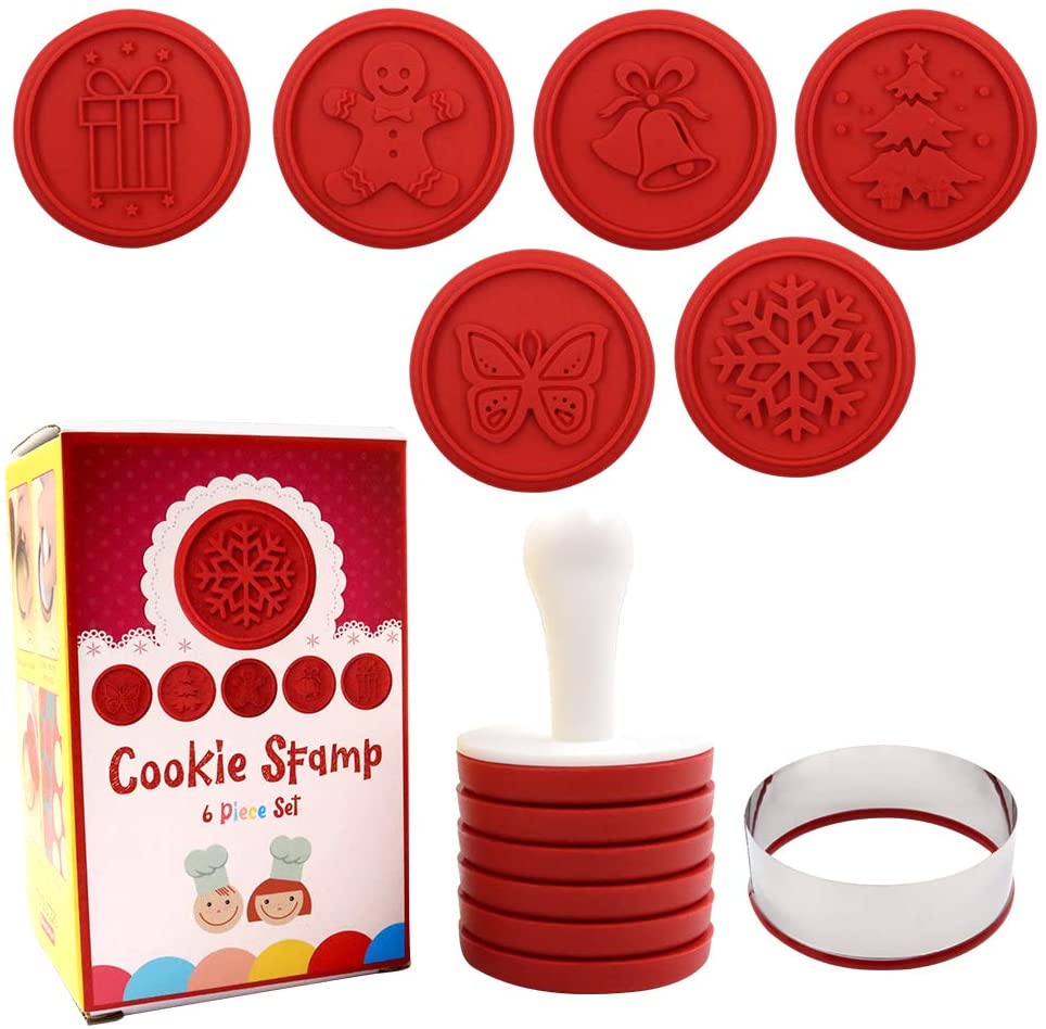 Cookie Stamp 6 Piece Set Diffrent Designs
