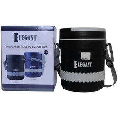 Elegant 2.4Ltr Lunch Box Black - bakeware bake house kitchenware bakers supplies baking