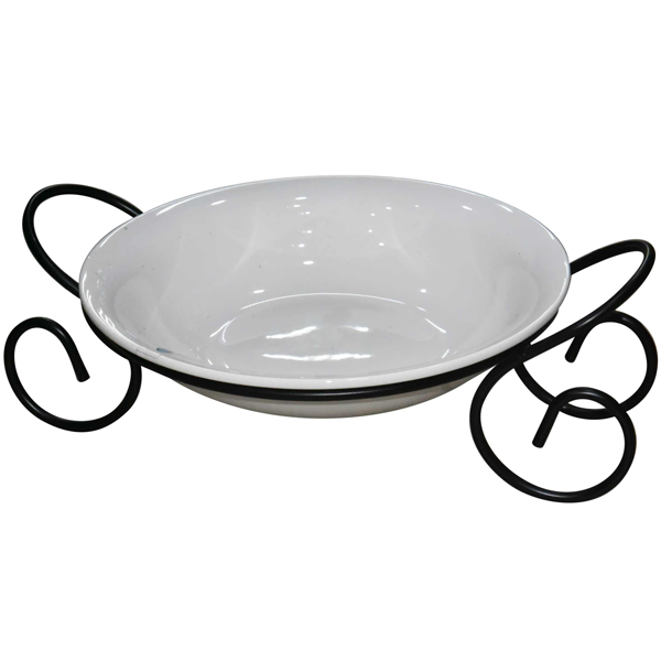Symphony Round Bowl And Stand - bakeware bake house kitchenware bakers supplies baking