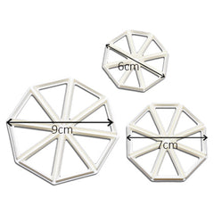 Easy Bunting Fondant Cutter 3Pcs Set