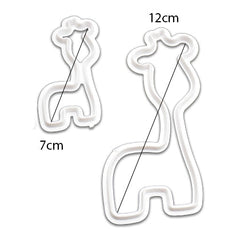 Giraffe Fondant & Cookie Cutter 2Pcs Set